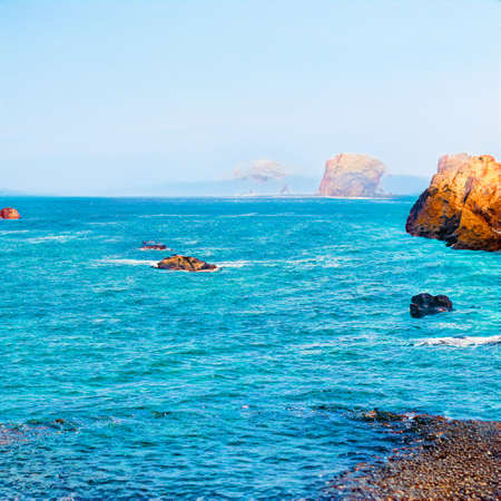 Scenic AI generated ocean view