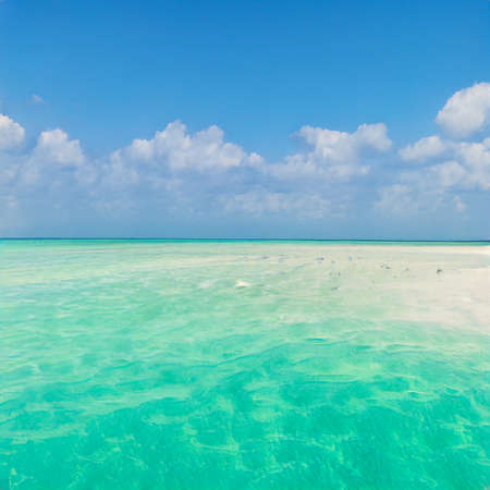 Scenic AI generated beach