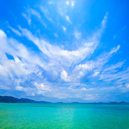 Scenic AI generated ocean view