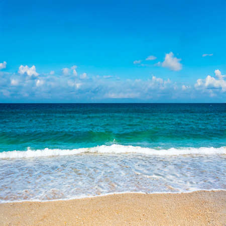 Scenic AI generated beach