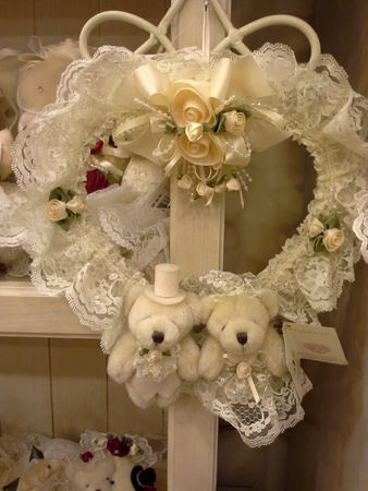 Wedding door hanger の素材