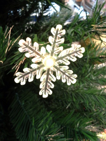 Bright snowflake deco の素材