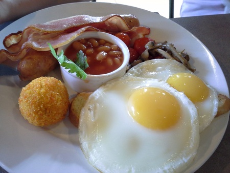Big breakfast close upの素材