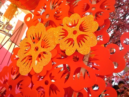 Festive flower deco の素材