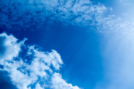 Blue sky with clouds background