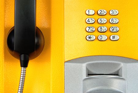 Yellow telephone, telecommunication, communication, technology, tradition, contact, concept