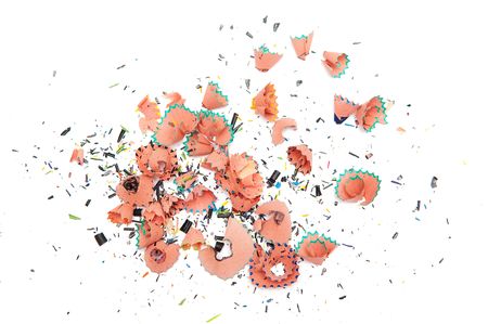 Colorful shavingsの写真素材