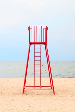 Lifeguard stationの写真素材