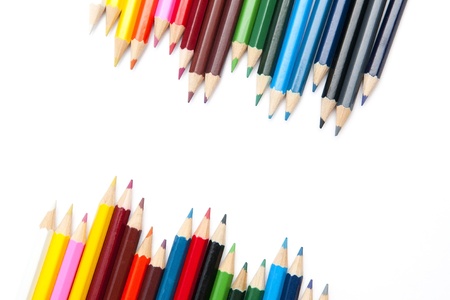 Colorful crayonsの写真素材