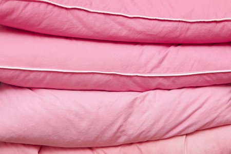 Pillows and quilts の写真素材