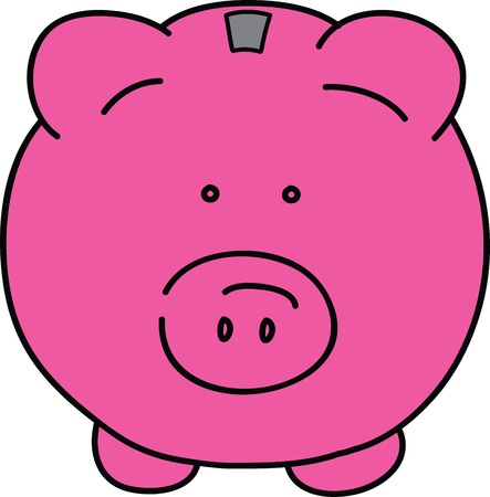 Pink pigのイラスト素材