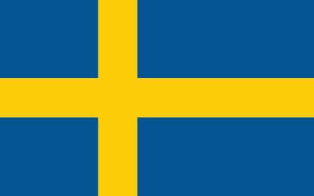 Flag of Swedenのイラスト素材