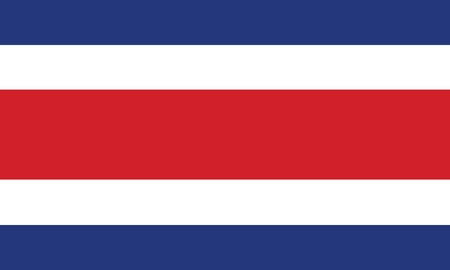  Flag of Costa Rica のイラスト素材