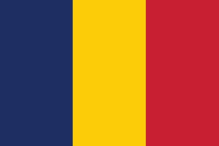 Flag of Chadのイラスト素材