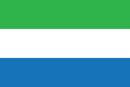 Flag of Sierra Leoneのイラスト素材