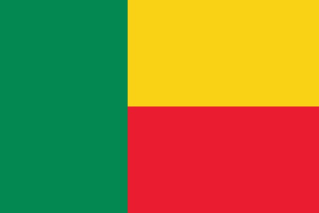 Flag of Beninのイラスト素材