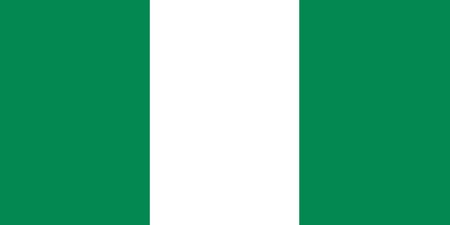 Flag of Nigeriaのイラスト素材
