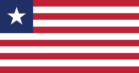 Flag of Liberiaのイラスト素材