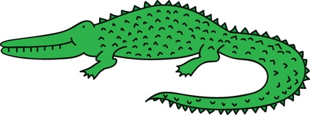 Crocodileのイラスト素材