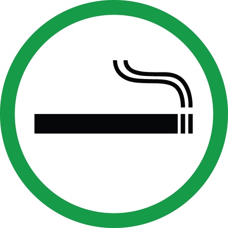 Smoking Areaのイラスト素材