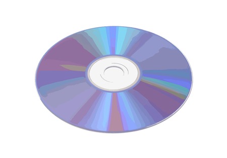 CD or DVDのイラスト素材