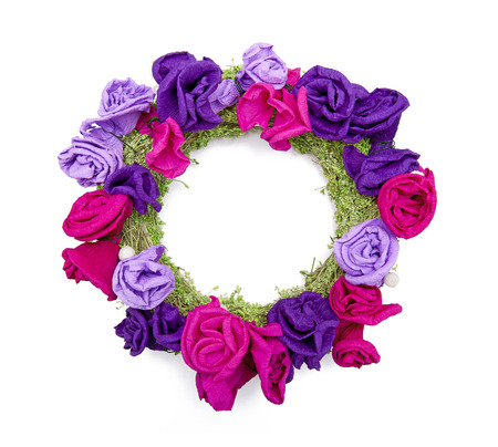 Floral wreathの写真素材