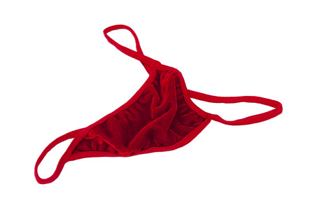 Red thongの写真素材