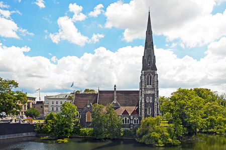 St  Alban s Church in Copenhagenの写真素材