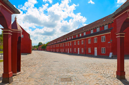 COPENHAGEN, DENMARK - JULY 2  Fortress Kastellet on July 2, 2014 in Copenhagenのeditorial素材