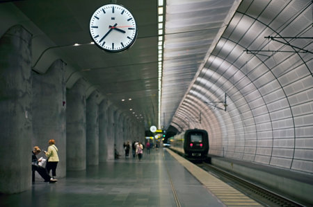 MALMO, SWEDEN - JUNE 29: Triangeln railway station on June 29, 2014 in Malmo