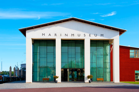 KARLSKRONA, SWEDEN - SEPTEMBER 17: Marinmuseum on September 17, 2011 in Karlskronaのeditorial素材