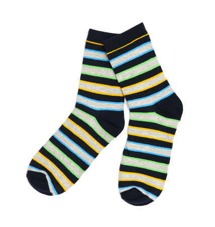 Socks isolated in white の写真素材