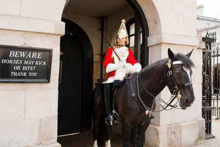 LONDON, ENGLAND - MAY 30: The Household Cavalry Museum on May 30, 2015 in Londonのeditorial素材