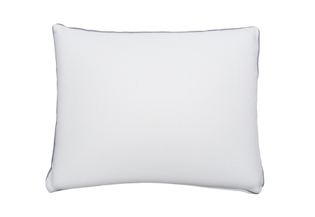 Memory foam pillow on the white backgroundの写真素材