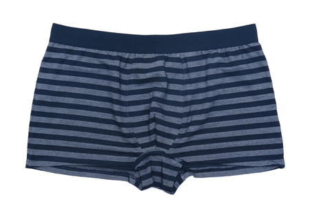 Boxer shorts isolated on white backgroundの写真素材