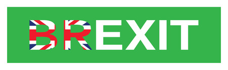 Brexit vector illustration isolated on white backgroundのイラスト素材