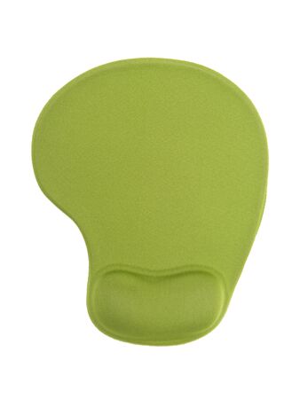 Mouse pad with Sponge Wrist Rest Non-Slip Base Mouse Mat isolated on white backgroundの写真素材