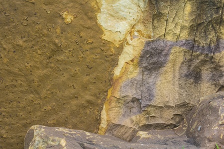 real natural stone texture in pale blue, grey and brown ideal as a background, layer, mask or...