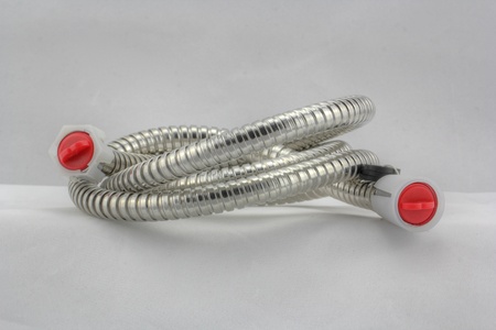 flexible water hose for bathroomの写真素材