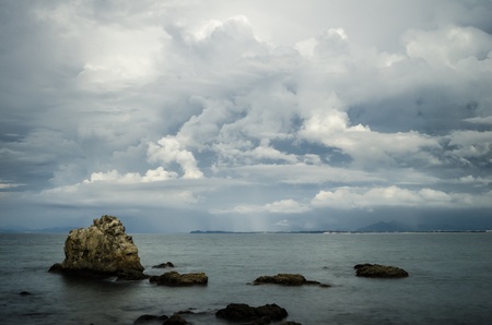 Big rain cloud の写真素材