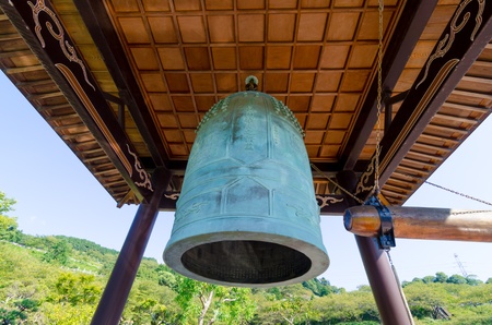 Buddhistic bell の写真素材