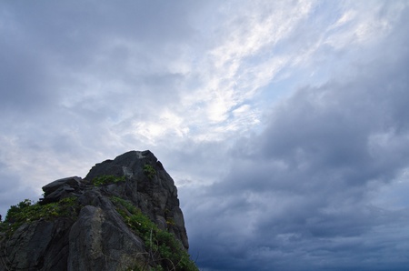 sky after a typhoonの写真素材
