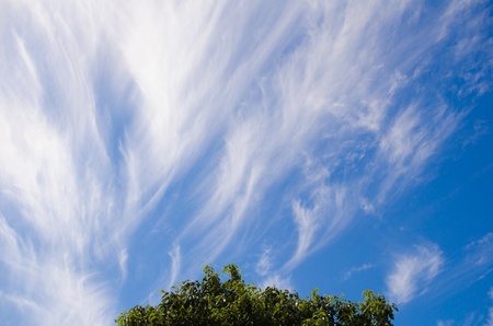  blue sky and clouds の写真素材