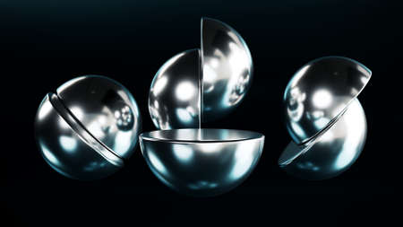 Black 3D podium mockup display background