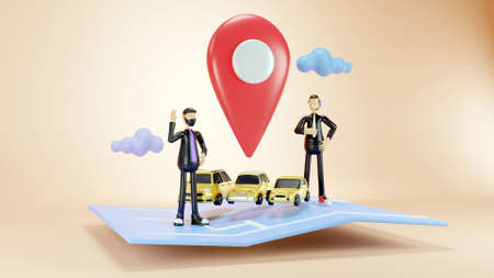 3D E-hailing concept