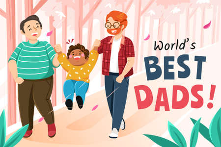 World's best dadsのイラスト素材