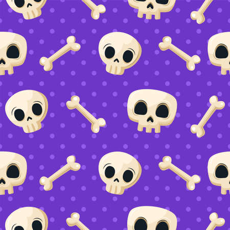 Cute Halloween backgroundのイラスト素材
