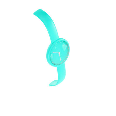 3D watch isolated on white background