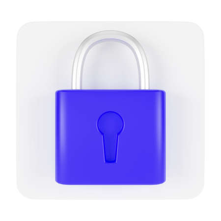 3D security padlock