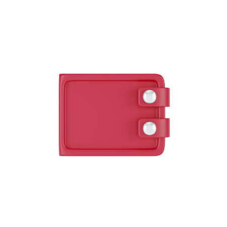3D wallet with double clasps